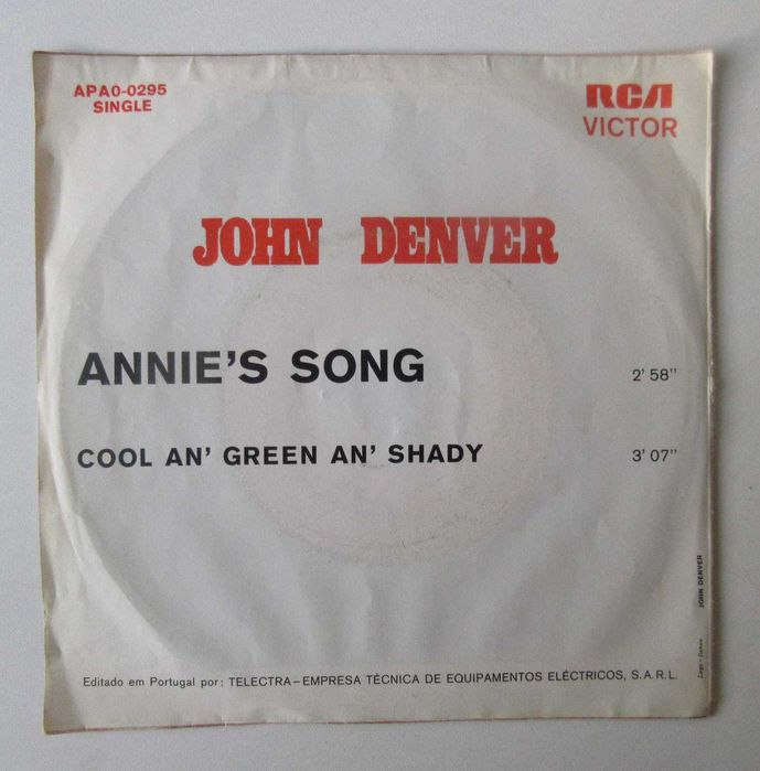 John Denver - Annie's Song (SINGLE)