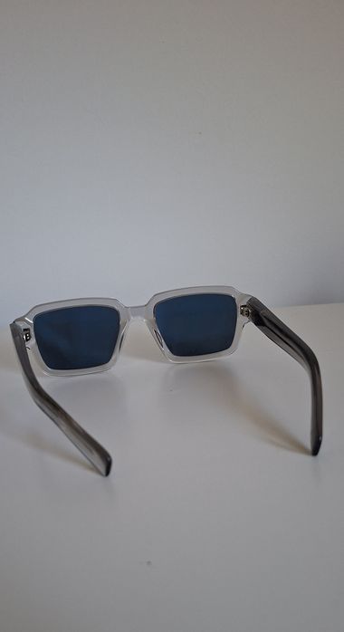 Okulary prada pr 02ZS kwadratowe ochrona UV męskie