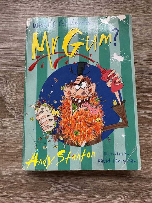What's for Dinner, Mr Gum?\ Andy Stanton\
книга англійською