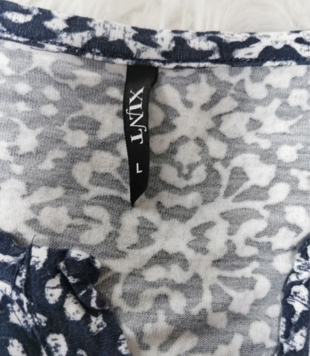 Stylowa sukienka 100% wiskoza do kolana na lato wiosne L