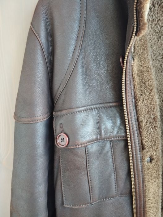 Casaco em pele Purificacion Garcia