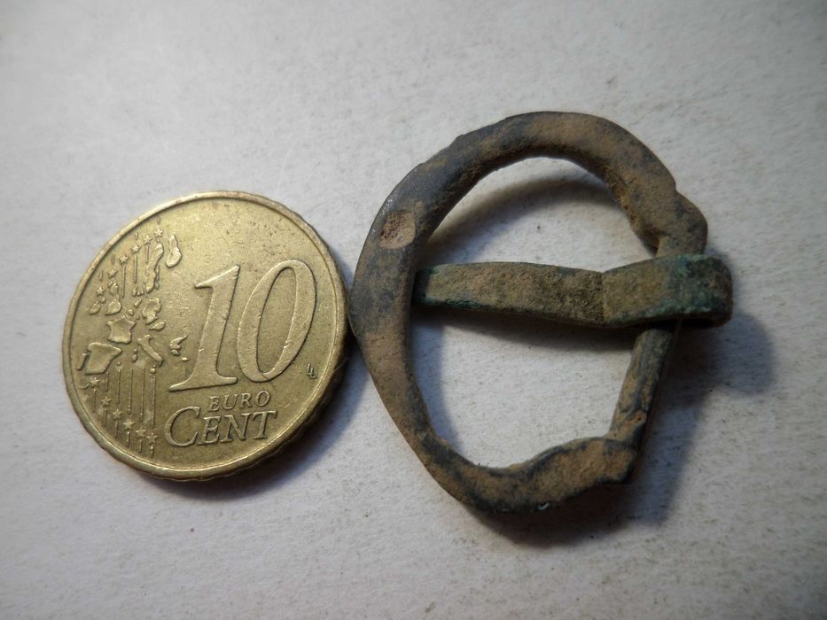 Fivela Medieval em  Bronze, Tipo IF , Cerca Sec. XIII a XVI