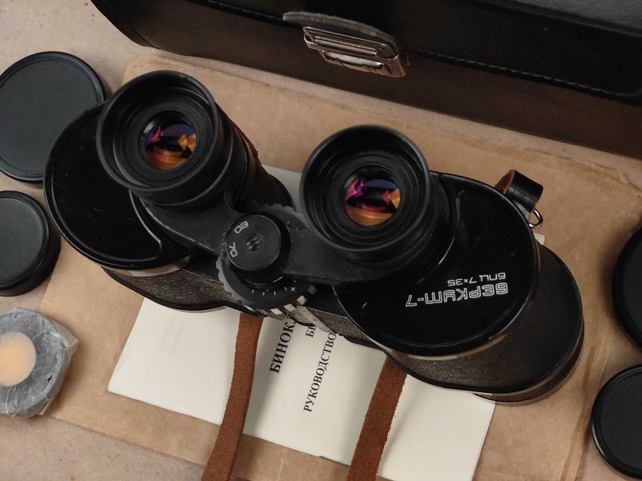 Бинокль БПЦ 7х35 Беркут (ЗОМЗ) Первый Выпуск (1980год) СССР