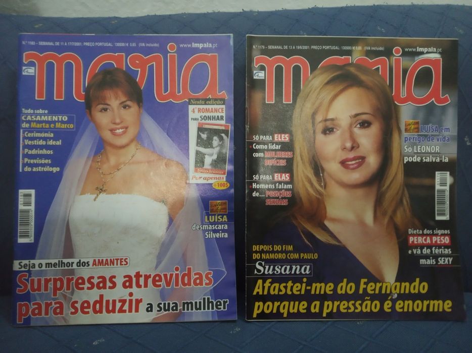 16 Revistas MARIA, anos 2000