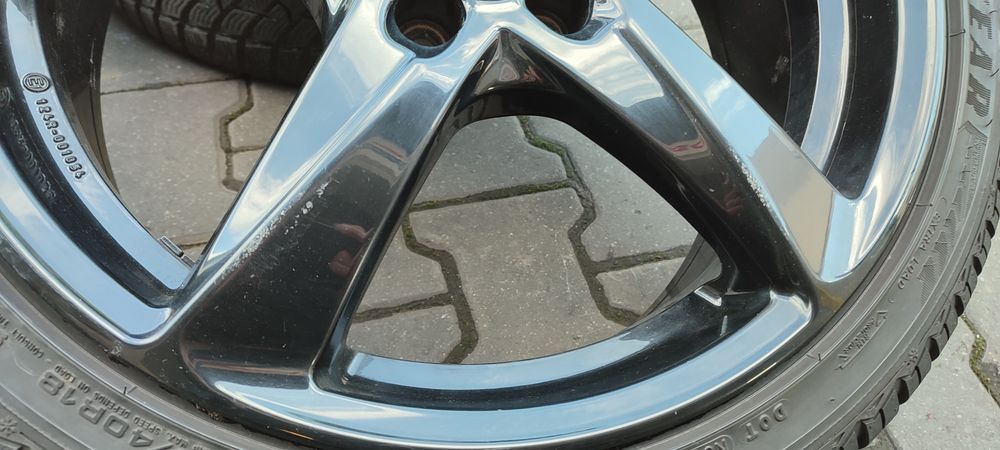18" 7.5J 5x108 Komplet felg aluminiowych RC