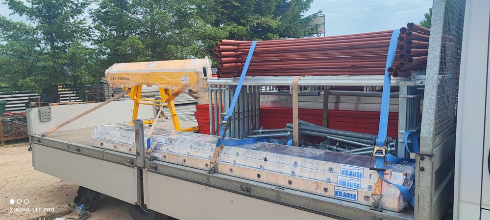 Tanie rusztowanie elewacyjne typ Plettac 250 m2