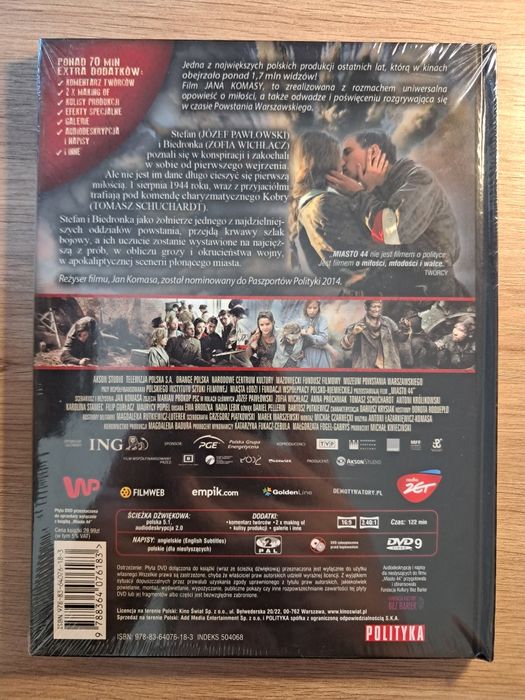Miasto 44 | Wichłacz | Pawłowski | folia | DVD