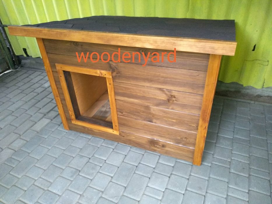 Утепленная будка из дерева. В наличии.