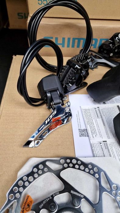 Najtaniej NOWA Elektroniczna grupa SHIMANO 105 Di2 2x12 R7100 faktura