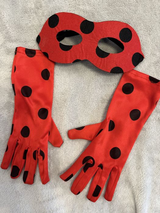 Маска та рукавички Lady Bug Леді Баг для дитини 3-6 років