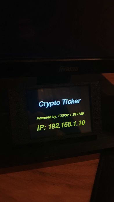 Crypto Ticker ESP32 | Tracker ceny kryptowalut ESP32 | BTC ETH Michów •  OLX.pl
