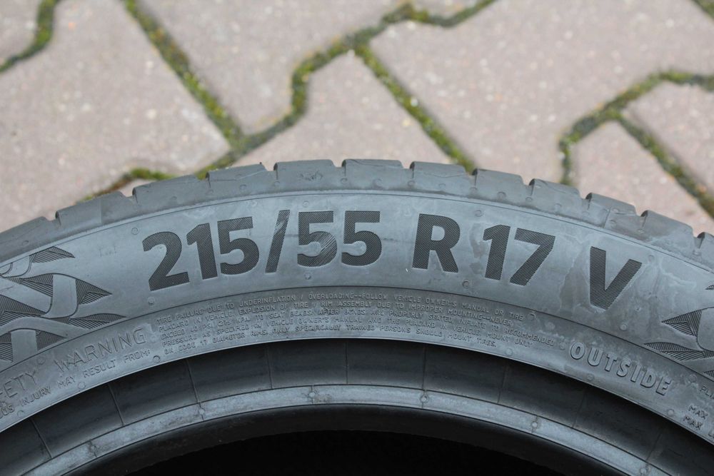 215 55 R17 Continental Premium Contact 7