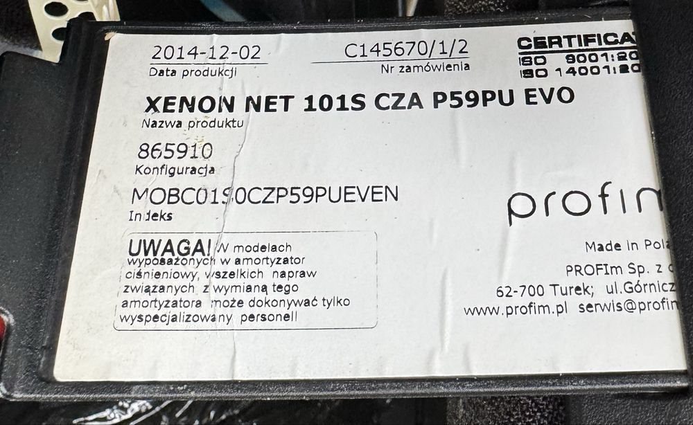 Fotel biurowy Profim xenon net