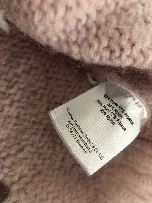 Wełniano alpakowy krótki sweter Herzen’s Angelegenheit 36