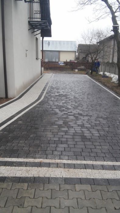 Kompleksowe układanie kostki brukowej