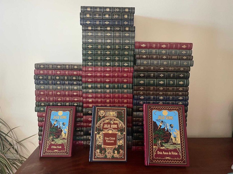 Grande Coleção Júlio Verne — Viagens Extraordinárias — 62 exs. Capa Dura