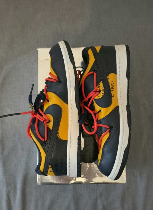 Nike Dunk Low Off-White University Gold