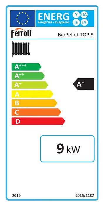KOCIOŁ Ferroli BIOPELLET TOP 8 kW 5klasa ecodesign