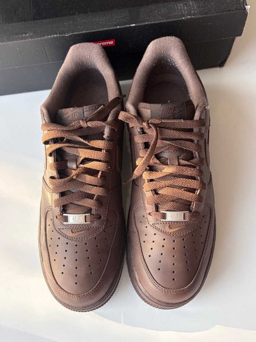 Кросівки Nike Air Force 1 Low Supreme Baroque Brown