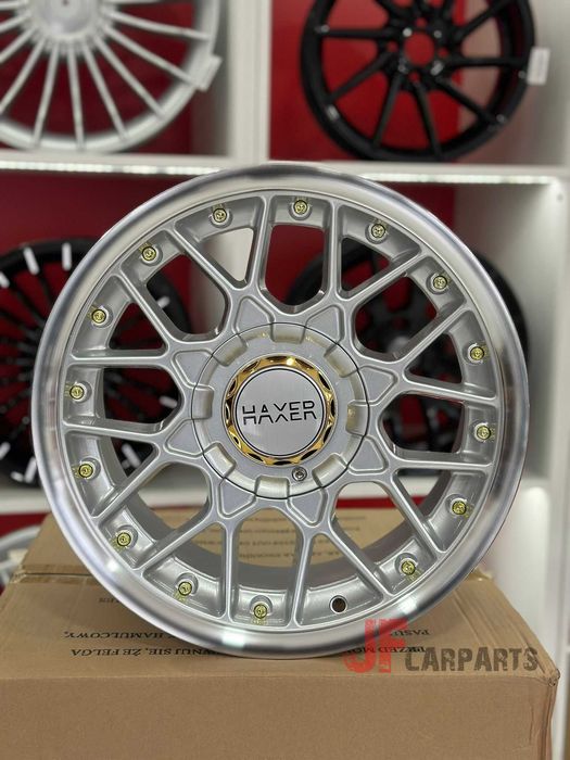 Jantes HAXER HX025 15" 8J ET30 4x100 / 4x114.3 Cinza