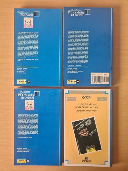 5 livros da coleção "Caminho Ficção Científica"