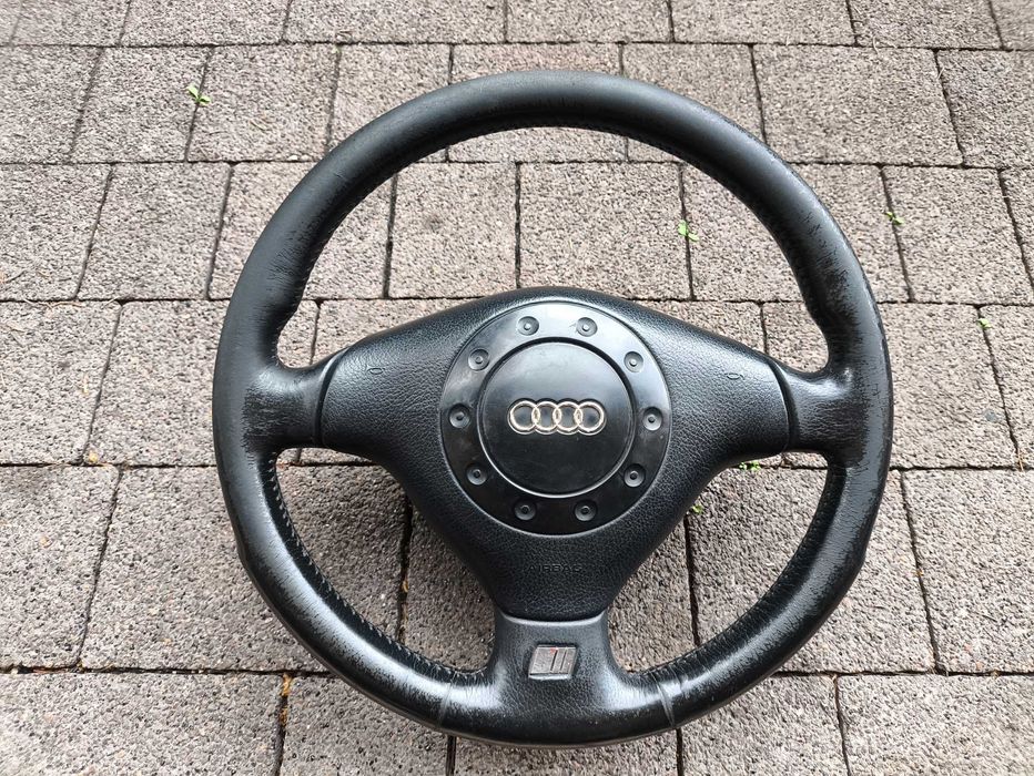 Kierownica Skóra Sline Audi A4 B5 Audi A6 C4 Audi 80 Mały Wieloklin