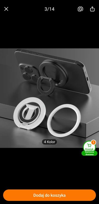 Uchwyt Ring Magnetyczny Magsafe