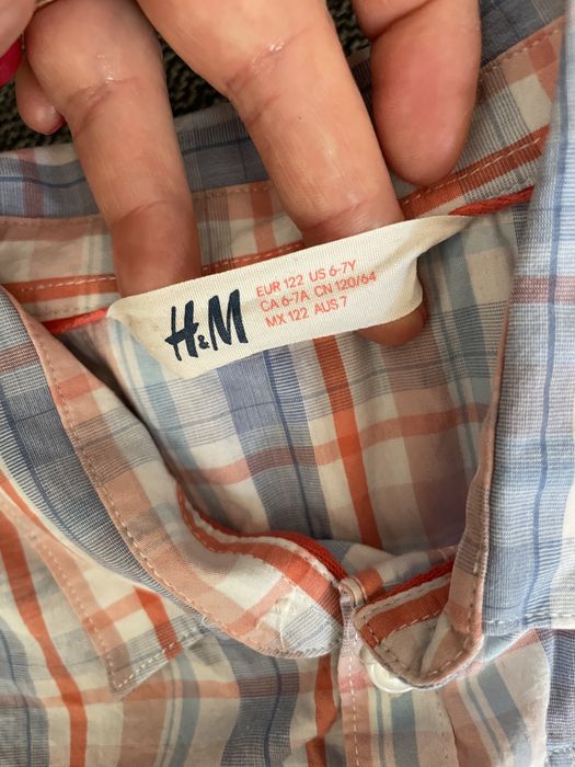 Koszula w kratkę 122 H&M