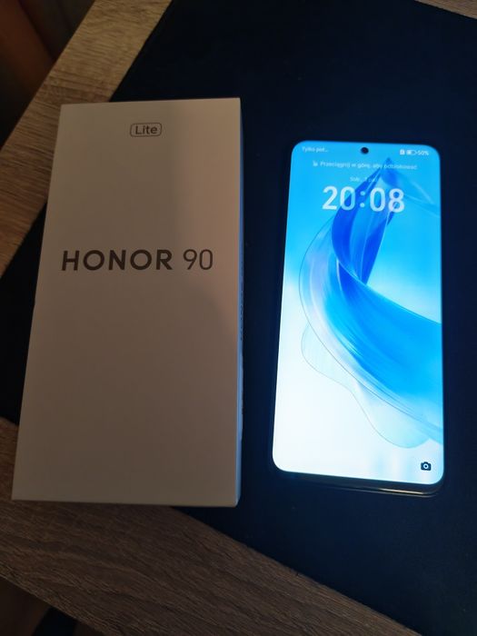 Telefon HONOR 90 Lite 8/256 GB, czarny, stan bardzo dobry
