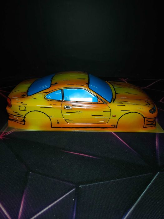 Nissan Silvia S15 Karoseria do modelu drift RC 1/10 Yokomo 255-260mm