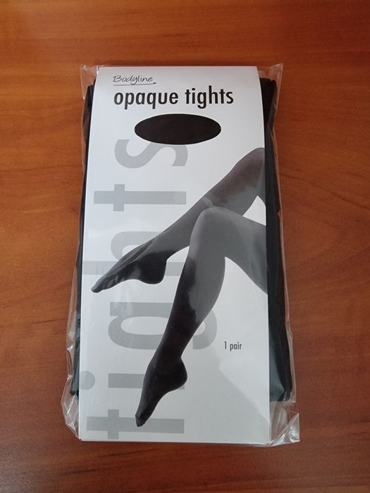 Rajstopy damskie czarne kryjące gładkie DEN 40 rozmiar M