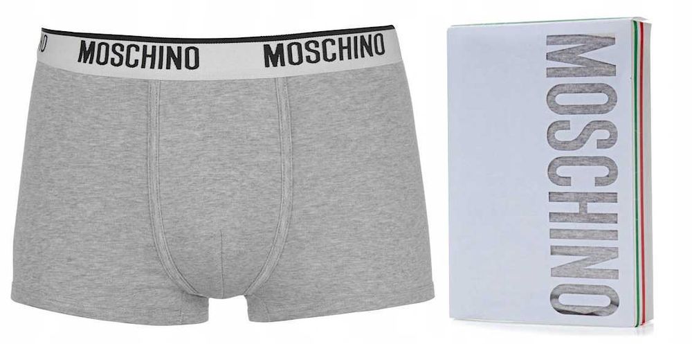 Nowe Bokserki MOSCHINO Majtki Męskie Roz XL Bawełna 100% Oryginalne