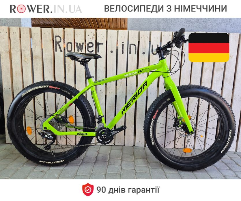 Велосипед фетбайк гідравліка бу з Європи Merida Fat Six 26x4