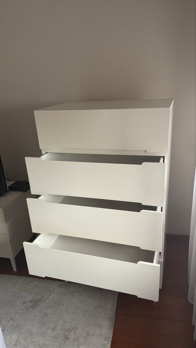 Cómoda branca com 5 gavetas, IKEA