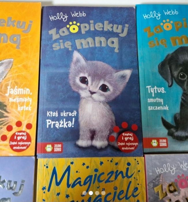 Książki zestaw 9szt. Zaopiekuj się mną +