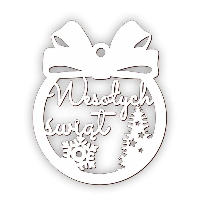 bombka święta choinka wystrój świąteczny wesołych świąt v3