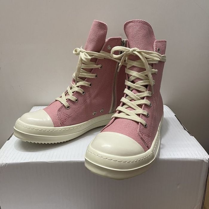 Кеди Rick Owens рожеві різні моделі | кеды рик овенс кросівки