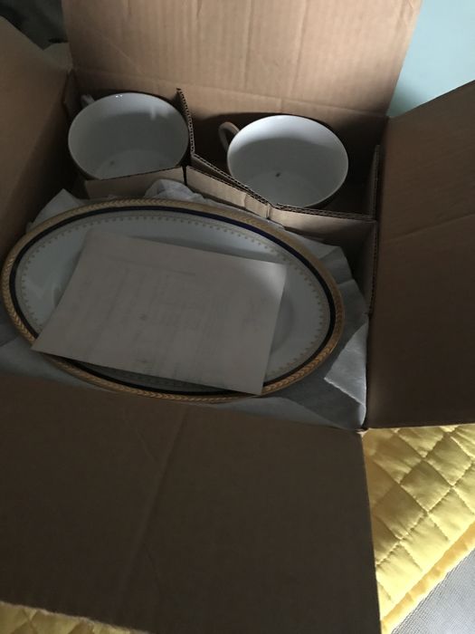 Serviço Café Limoges Josephine Blue de France