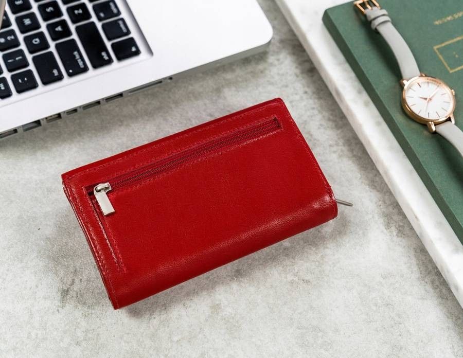 duży, skórzany portfel damski z systemem rfid - 4u cavaldi