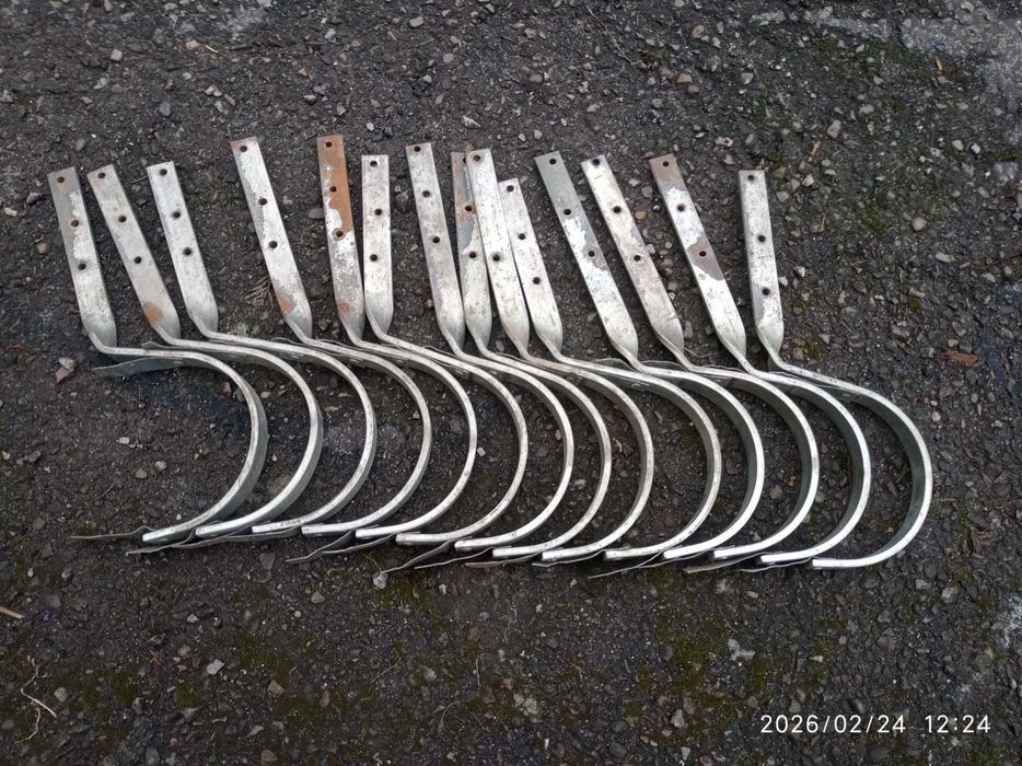 Haki rynnowe gięte 120