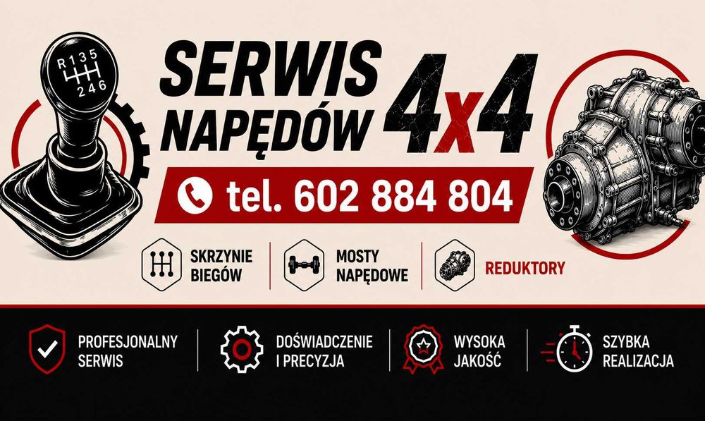serwis 4x4 naprawa i regeneracja napędów
