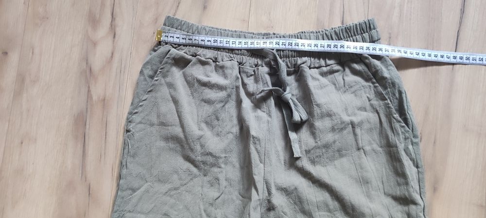 Spodnie męskie w kolorze khaki, rozmiar S