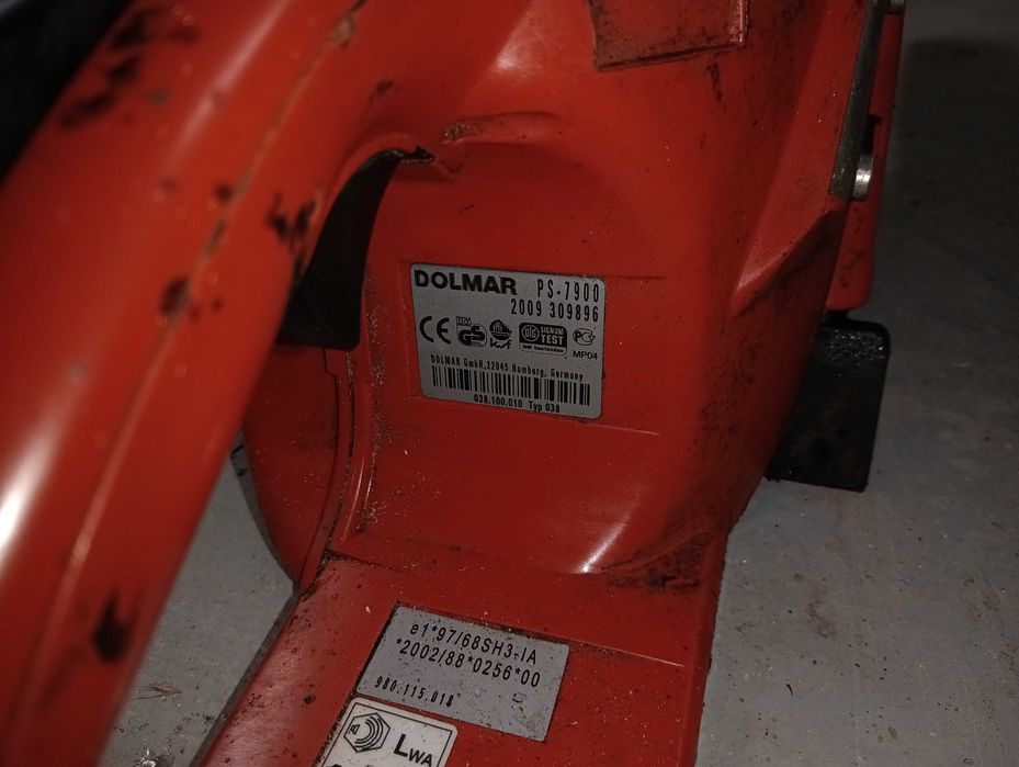 Motosserra 78cc, Dolmar 7900