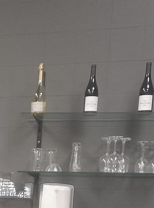 prateleiras de vidro para bar/restaurante