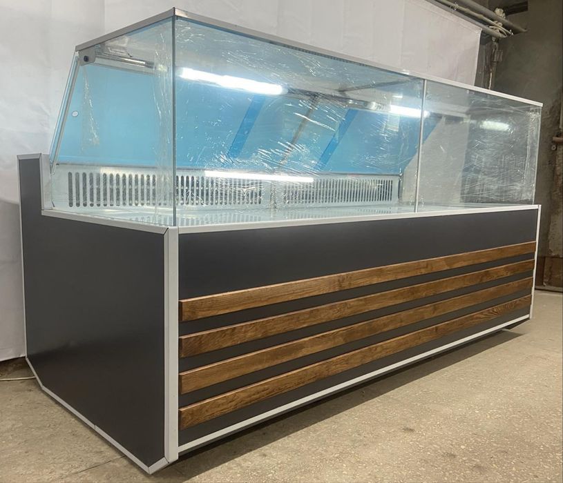 Напольні холодильні вітрини КУБ з динамічним та статичним охолодженням