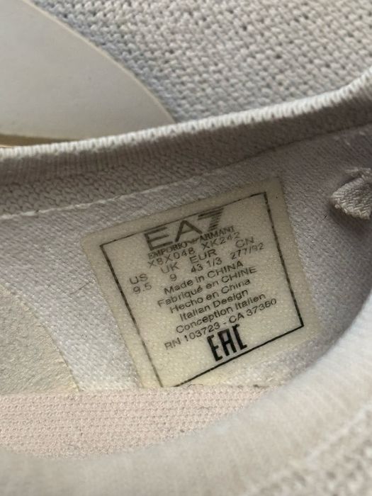 buty ea7 sneakersy emporio armani