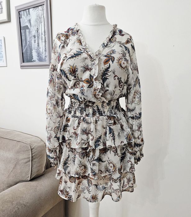 Liu Jo letnia sukienka z printem xxs/xs