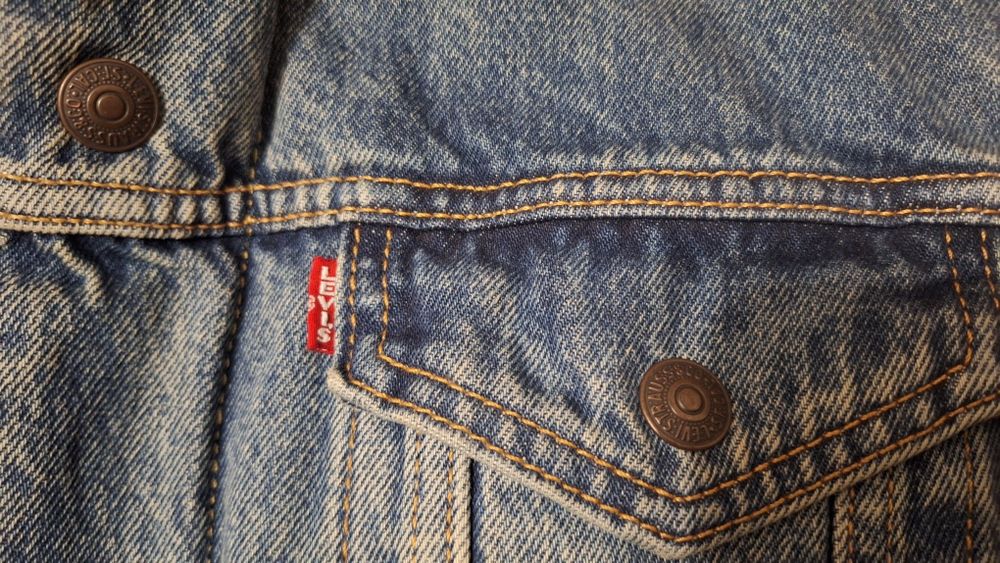 Levi's. Джинсовая шерпа.