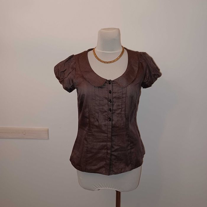 H&M bluzka ślicznota jedwab+bawełna  super stan dla M