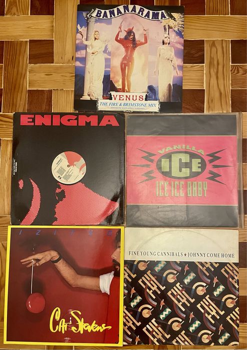 Coleção de discos vinil LP